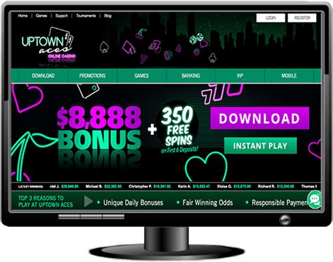 uptown aces casino sign up bonus